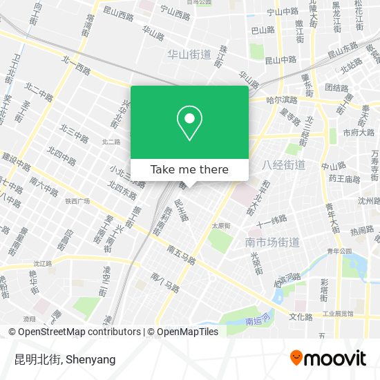 昆明北街 map