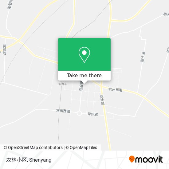 农林小区 map