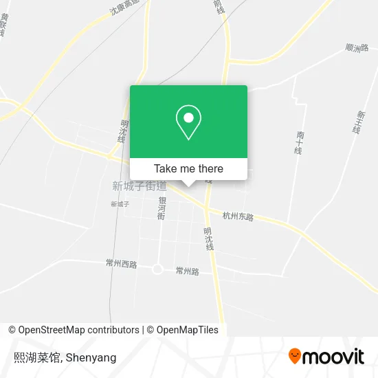 熙湖菜馆 map