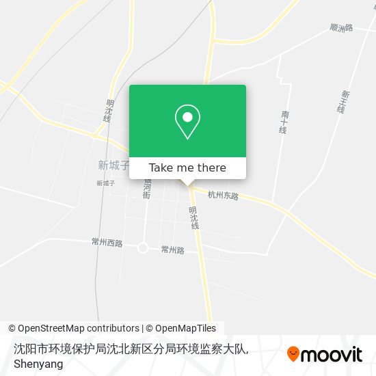 沈阳市环境保护局沈北新区分局环境监察大队 map