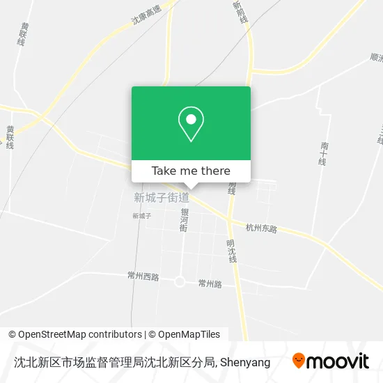 沈北新区市场监督管理局沈北新区分局 map
