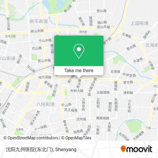 沈阳九州医院(东北门) map