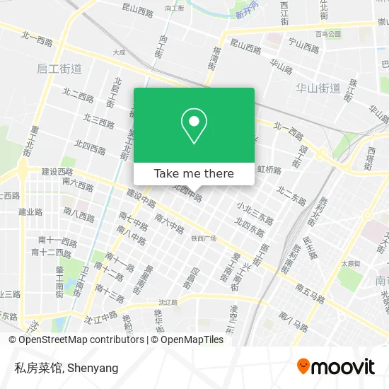 私房菜馆 map