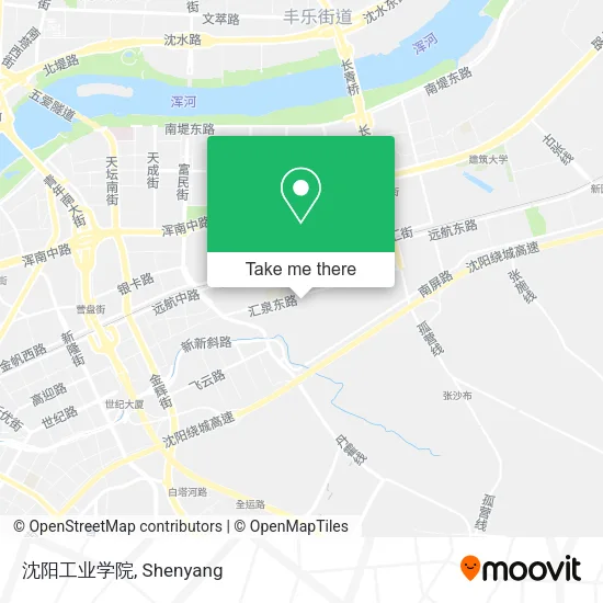 沈阳工业学院 map
