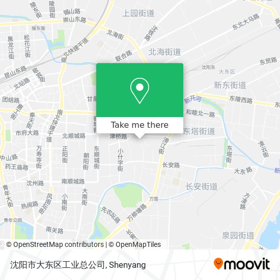 沈阳市大东区工业总公司 map