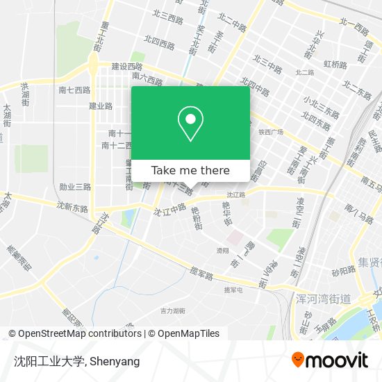 沈阳工业大学 map