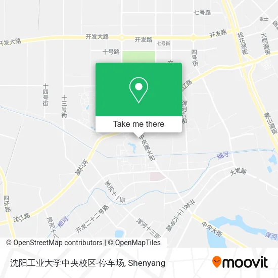沈阳工业大学中央校区-停车场 map