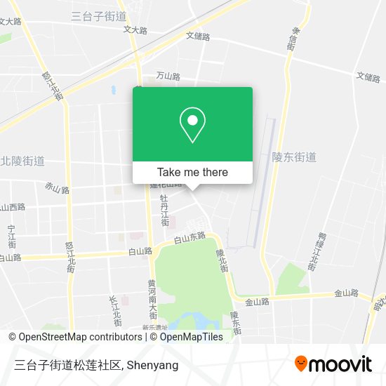 三台子街道松莲社区 map