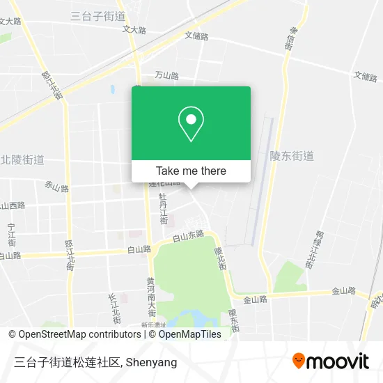 三台子街道松莲社区 map