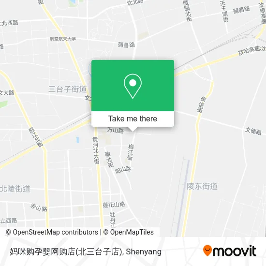 妈咪购孕婴网购店(北三台子店) map