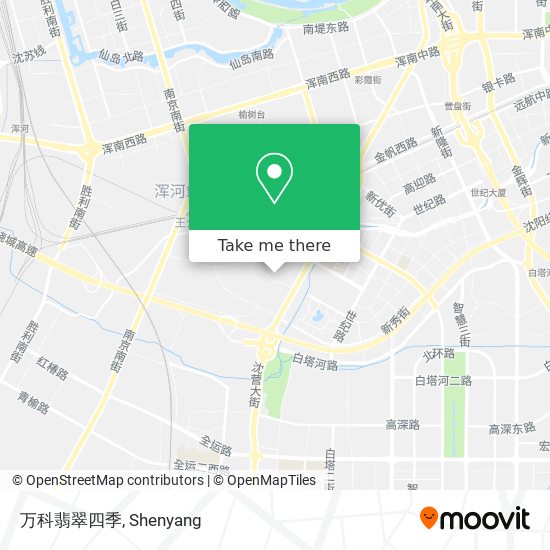 万科翡翠四季 map