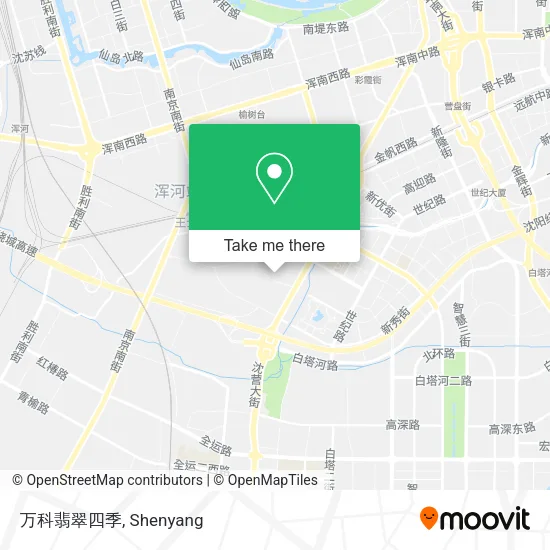万科翡翠四季 map