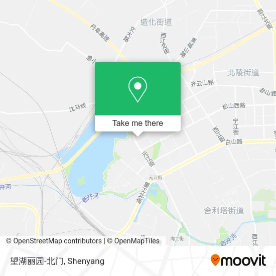 望湖丽园-北门 map