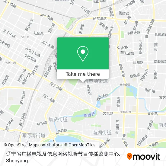 辽宁省广播电视及信息网络视听节目传播监测中心 map