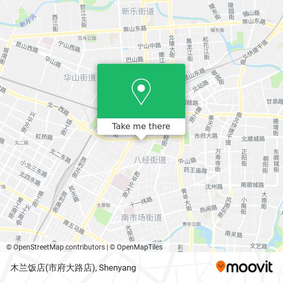 木兰饭店(市府大路店) map