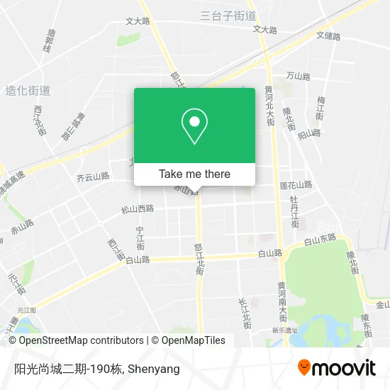 阳光尚城二期-190栋 map