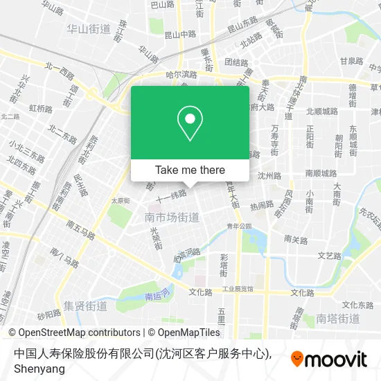中国人寿保险股份有限公司(沈河区客户服务中心) map