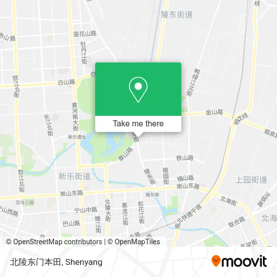 北陵东门本田 map