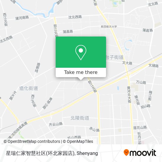 星瑞仁家智慧社区(环北家园店) map