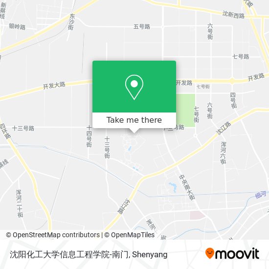 沈阳化工大学信息工程学院-南门 map