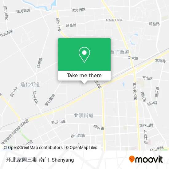环北家园三期-南门 map