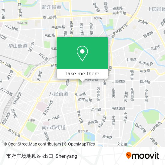 市府广场地铁站-出口 map