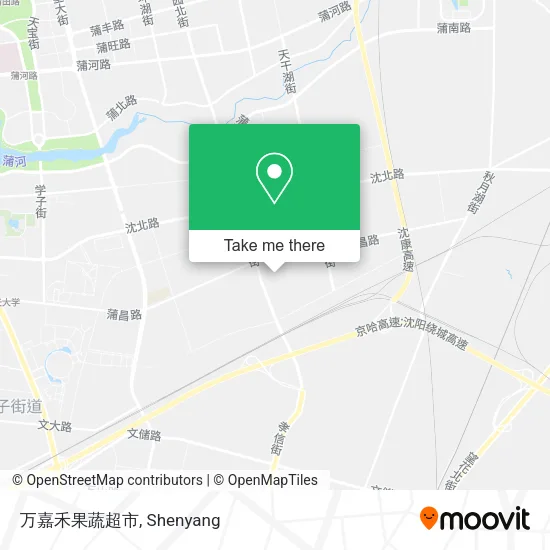 万嘉禾果蔬超市 map