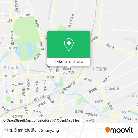 沈阳富丽涂板带厂 map
