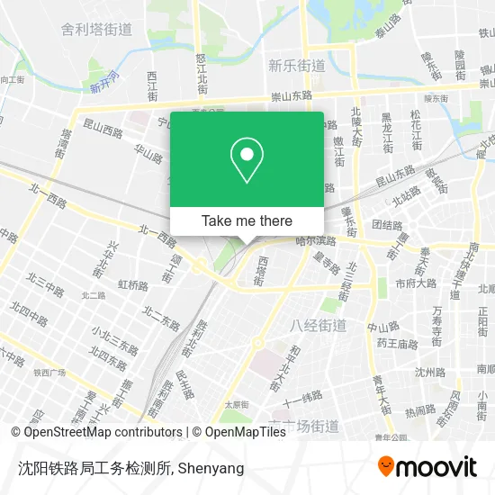 沈阳铁路局工务检测所 map