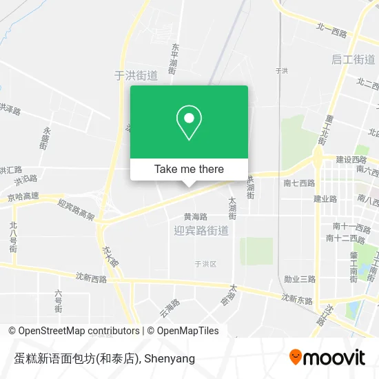 蛋糕新语面包坊(和泰店) map
