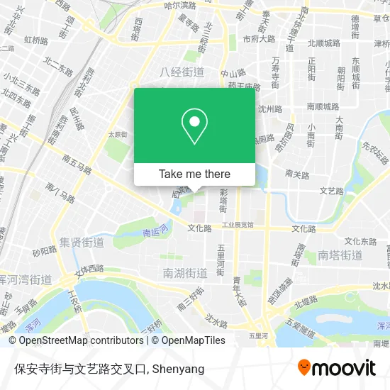 保安寺街与文艺路交叉口 map