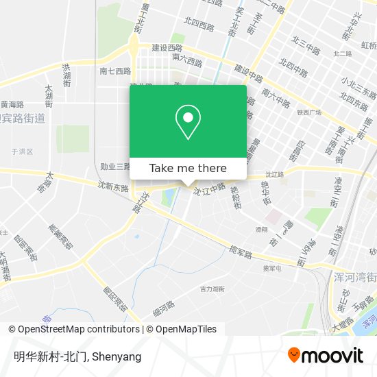 明华新村-北门 map
