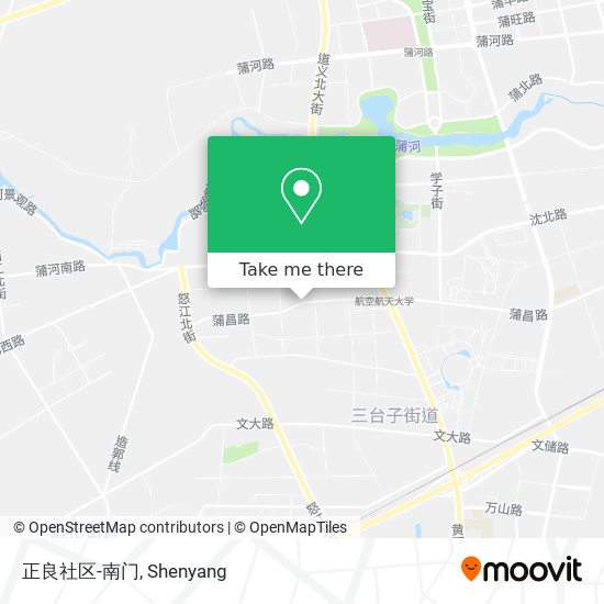 正良社区-南门 map