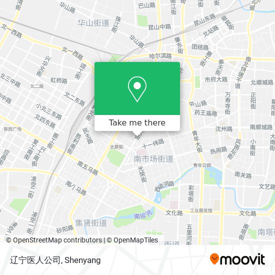 辽宁医人公司 map