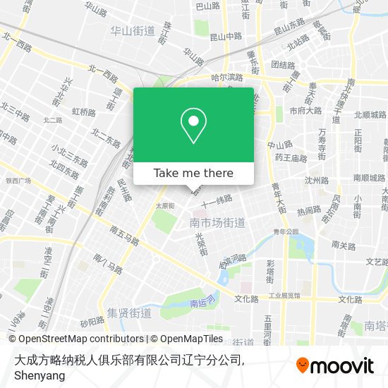 大成方略纳税人俱乐部有限公司辽宁分公司 map