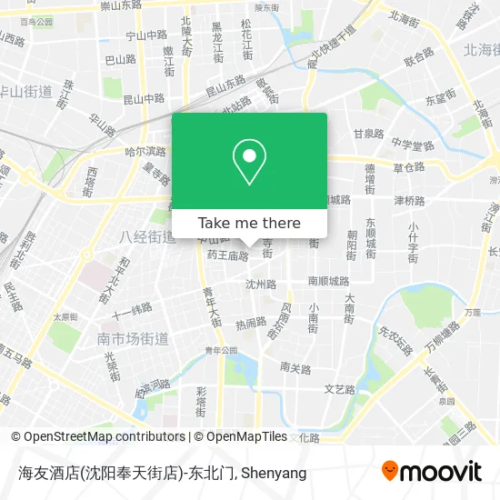 海友酒店(沈阳奉天街店)-东北门 map