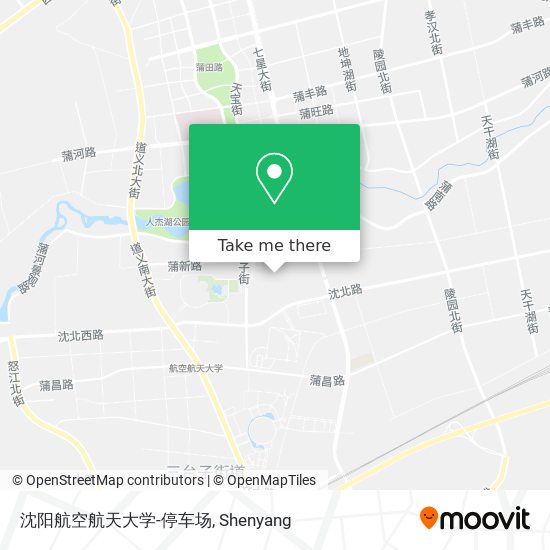 沈阳航空航天大学-停车场 map