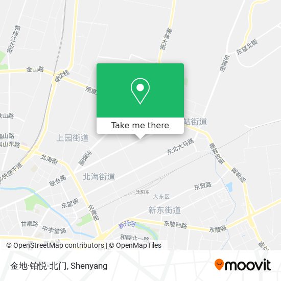 金地·铂悦-北门 map