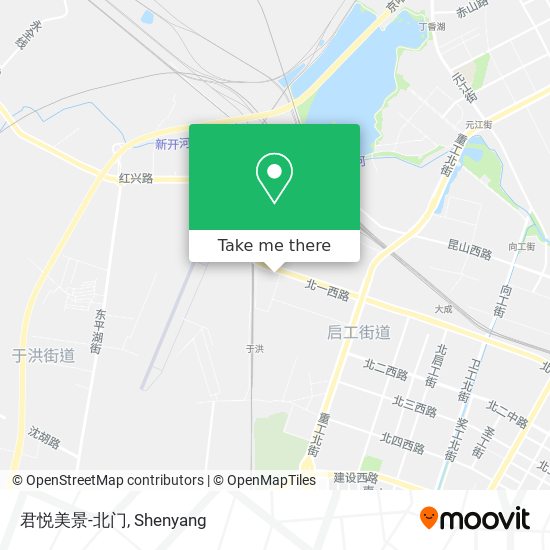君悦美景-北门 map