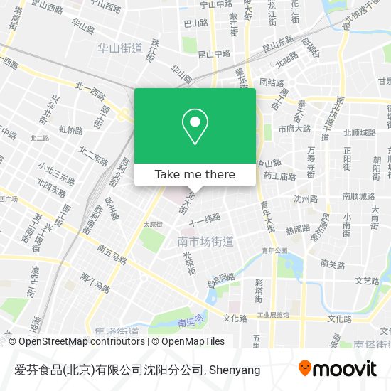 爱芬食品(北京)有限公司沈阳分公司 map