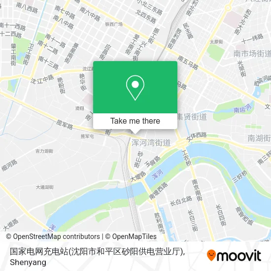 国家电网充电站(沈阳市和平区砂阳供电营业厅) map