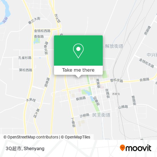 3Q超市 map