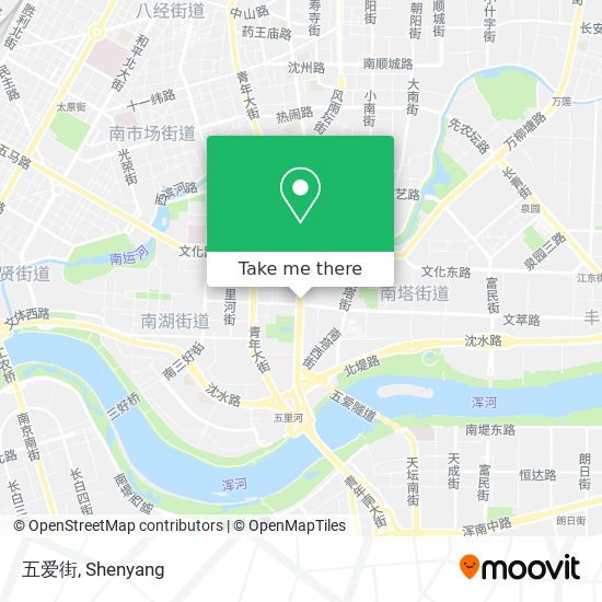 五爱街 map