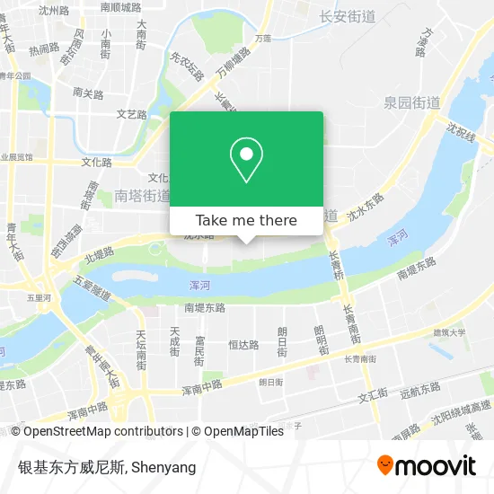 银基东方威尼斯 map