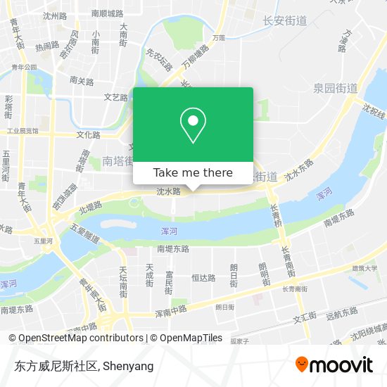 东方威尼斯社区 map