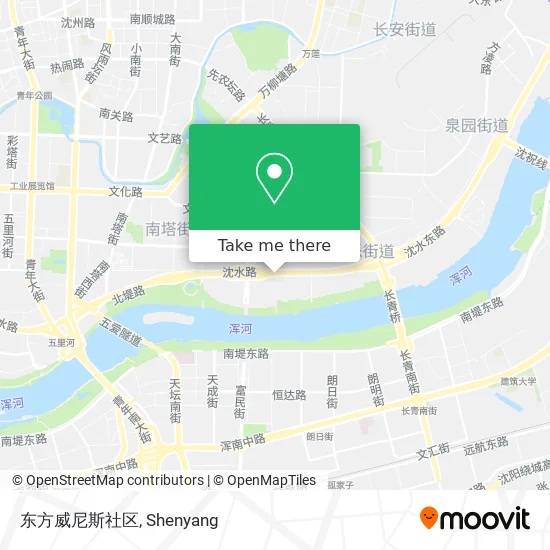 东方威尼斯社区 map