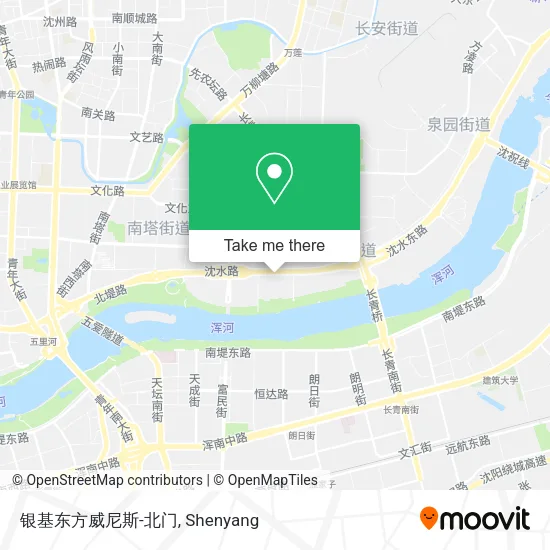 银基东方威尼斯-北门 map