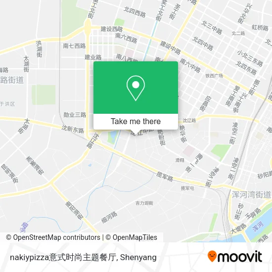 nakiypizza意式时尚主题餐厅 map