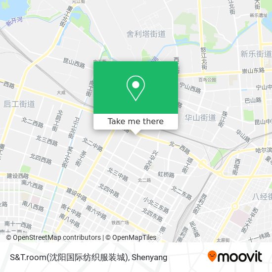 S&T.room(沈阳国际纺织服装城) map