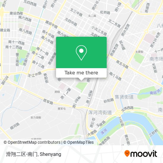 滑翔二区-南门 map